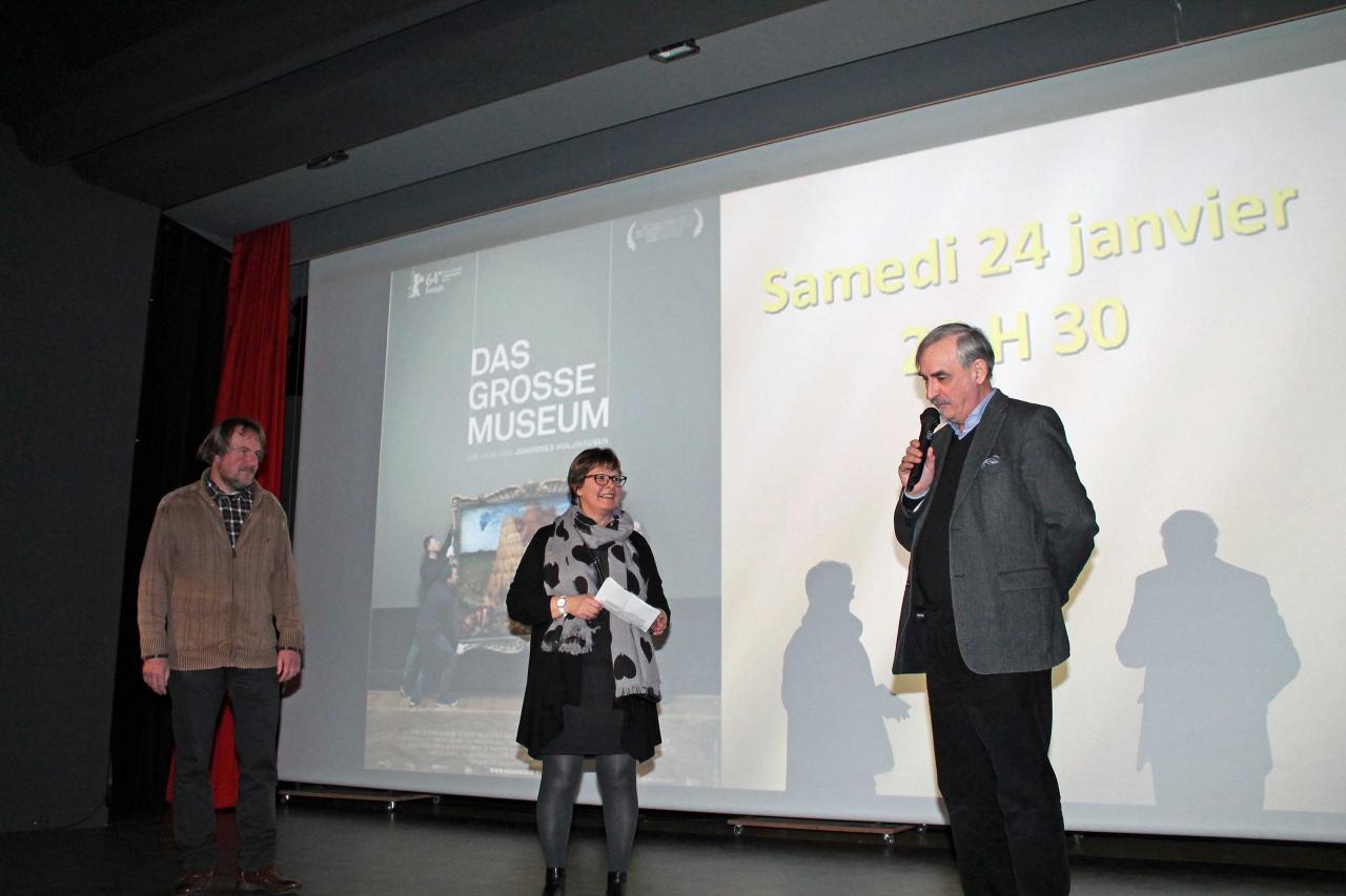 Odile présente Christophe  Vital et Henri Guéguen