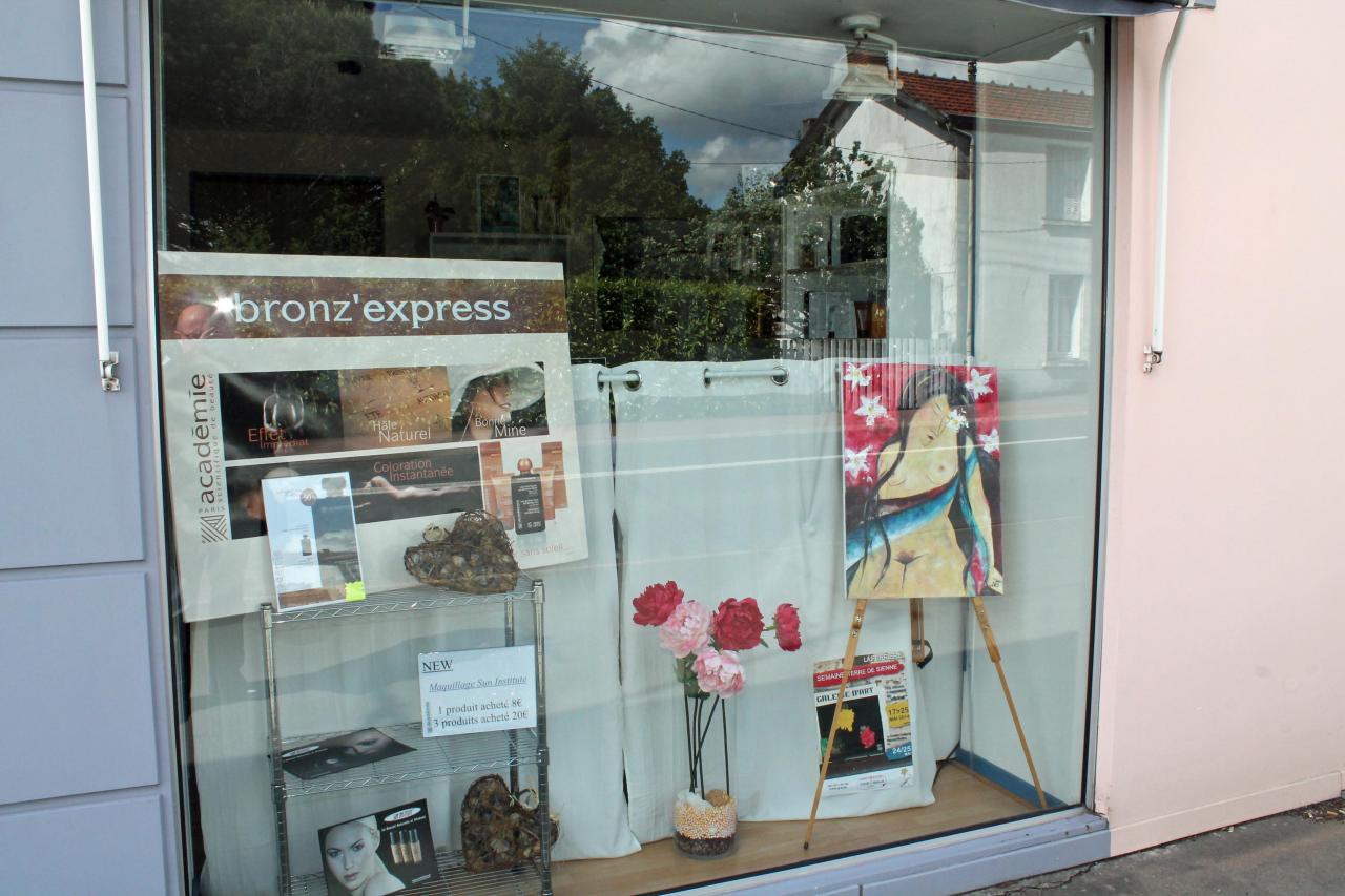 Vitrine Institut de beauté