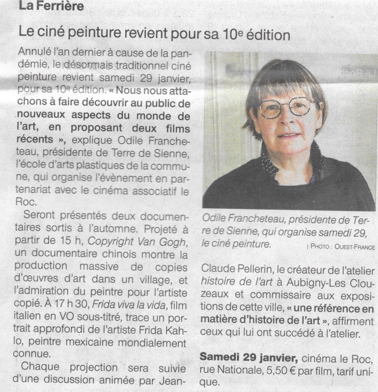 Ouest france 24 01 22